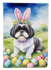 Shih Tzu Easter Egg Hunt Garden Flag Mailbox Flag Decorative Yard Flag Banner Outside Patio Artwork Yard Flower Beds, Garden Size, Multicolor