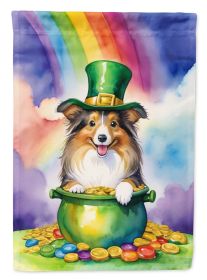 Sheltie St Patrick's Day Garden Flag Mailbox Flag Decorative Yard Flag Banner Outside Patio Artwork Yard Flower Beds, Garden Size, Multicolor