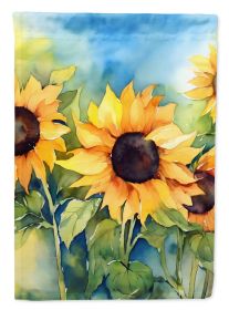 Sunflowers in Watercolor Garden Flag Mailbox Flag Decorative Yard Flag Banner Outside Patio Artwork Yard Flower Beds, Garden Size, Multicolor