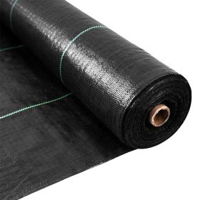 Weed Barrier Fabric 3.5oz Heavy Duty - 4ft x 300ft Landscape Fabric | Easy Install & Rugged Plastic Ground Cover Weed Barrier with UV Protection (size: 6.5*300FT)